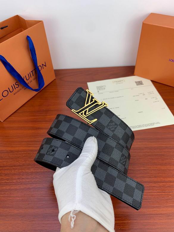 LV Belt 40mmX95-125CM 7D (456)